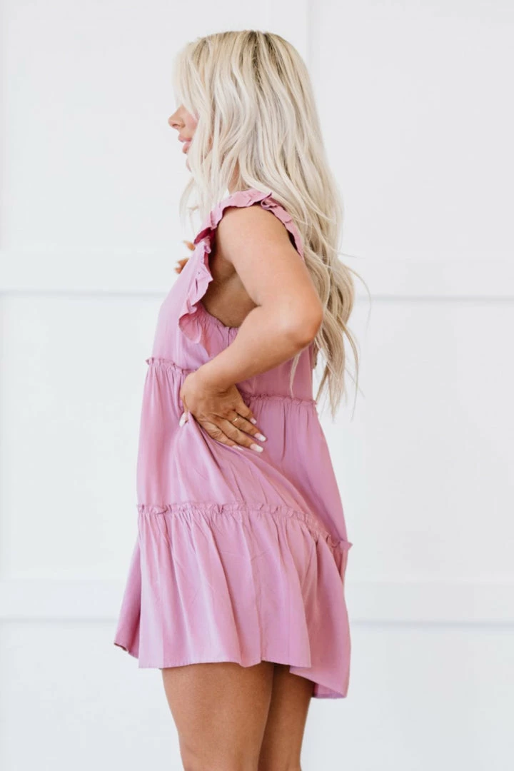Trendsi Call Me Later Tiered Mini Dress In Light Rose 12 Trendsi Call Me Later Tiered Mini Dress In Light Rose
