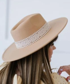 Trendsi Life Is Good Geometric Print Fedora