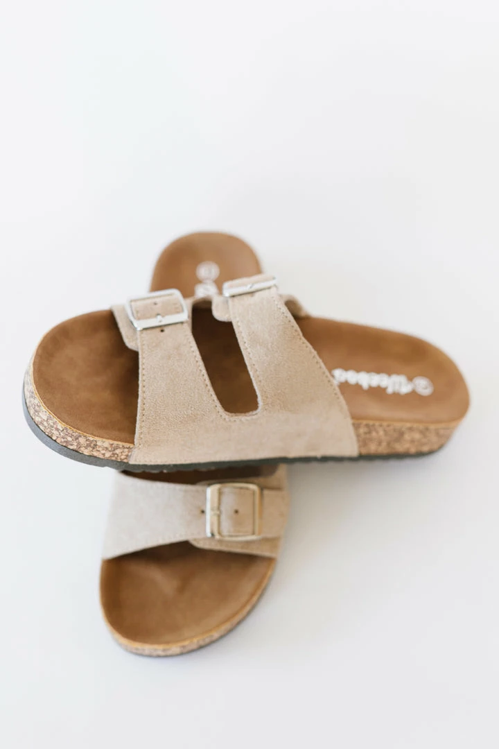 Trendsi Walk With Me Buckled Soft Footbed Sandals In Taupe 6 Trendsi Walk With Me Buckled Soft Footbed Sandals In Taupe