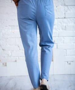 Active Basic Finders Keepers Lenen Draw String Pants