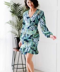 Trendsi Apparel Resort Ruffle Hem Dress