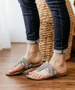 Naughty Monkey Amare Sandal In White Apparel