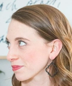 Andrea Bijoux Hoop Drop Earring