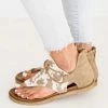 Very G Angelika Sandal In Tan Cow