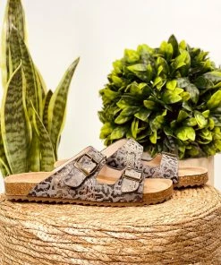 Apparel Very G Aries Sandal In Grey