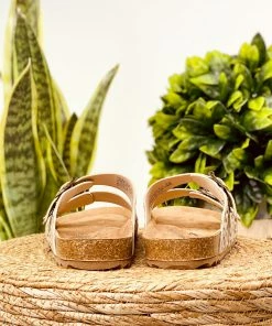 Very G Aries Sandal In Taupe Apparel