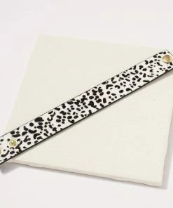 Avenue Zoe Apparel Dalmatian Animal Print Calf Hair Bracelet