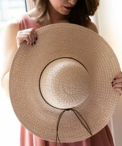 Avenue Zoe Apparel Faux Suede Tie Tassel Fedora Hat