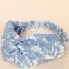 Avenue Zoe Apparel Blue Tie-Dye Print Headband
