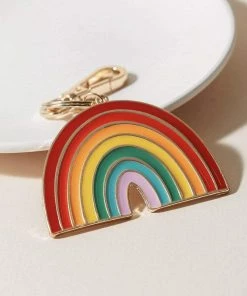 Avenue Zoe Rainbow Charm Key Chain