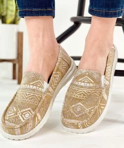 Gypsy Jazz Aztec Sneaker In Natural