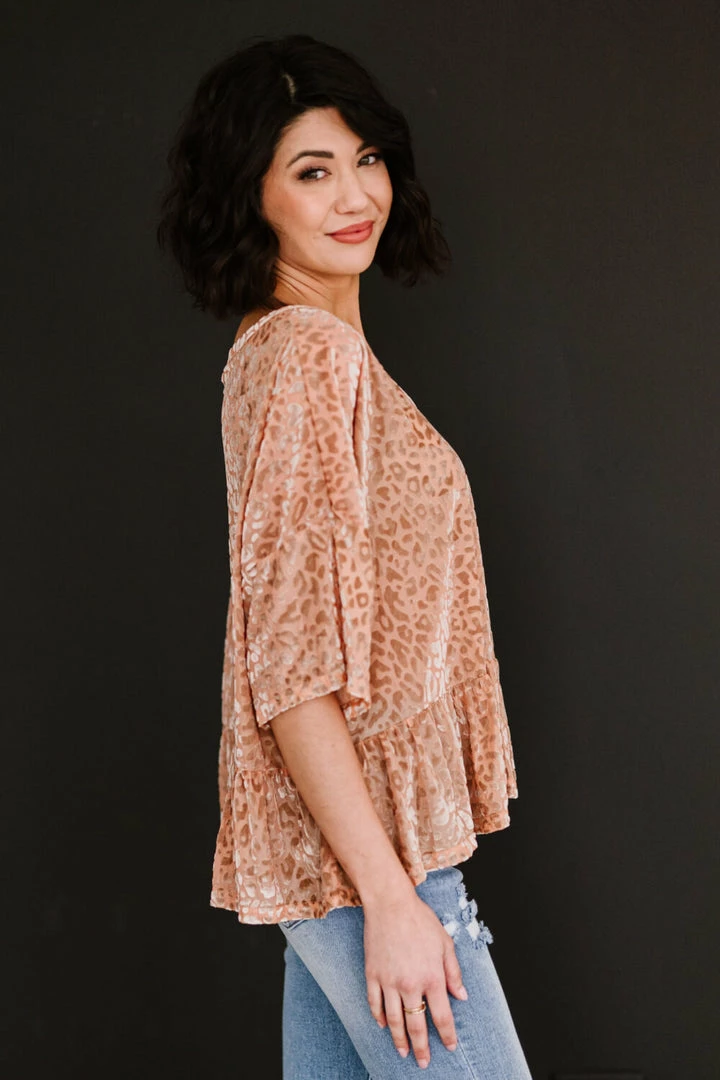 Trendsi Apparel Cheers To You Leopard Burnout Top 10 Trendsi Apparel Cheers To You Leopard Burnout Top