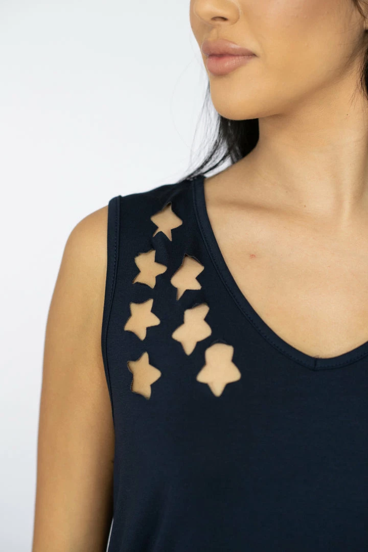 Trendsi Land Of The Free Laser Cut Tank 6 Trendsi Land Of The Free Laser Cut Tank