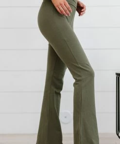 Trendsi Keep It Up Flare Yoga Pants In Light Olive 13 Trendsi Keep It Up Flare Yoga Pants In Light Olive