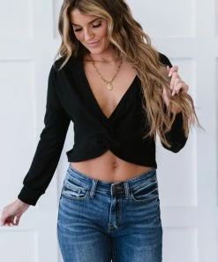 Trendsi Kimberly C Come Home Twist Back Top