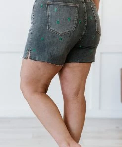 Trendsi Judy Blue Saguaro Dreams Full Size Cactus Embroidered Shorts 22 Trendsi Judy Blue Saguaro Dreams Full Size Cactus Embroidered Shorts