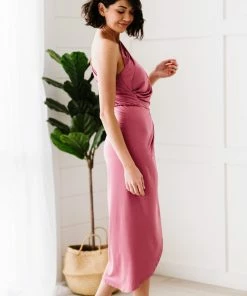 Trendsi GHG- Shop Singles Mulberry One-Shoulder Dress (GHG-M)