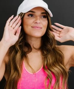 Trendsi Apparel National Parks Vintage Wash Baseball Cap In White