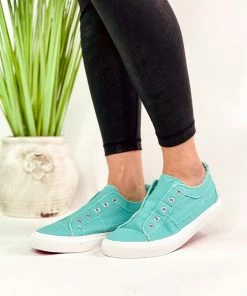 Corkys Babalu Sneaker In Aqua Apparel