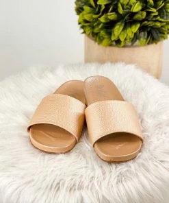 Corkys Backyard Slides In Gold