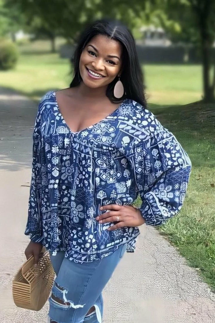 Boutique Simplified Bandana Bliss Boxy Top 1 Boutique Simplified Bandana Bliss Boxy Top