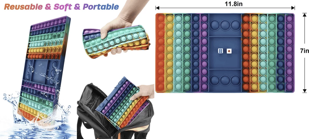 Beauty Stash POP IT CHESS BOARD GAME 2 Beauty Stash POP IT CHESS BOARD GAME