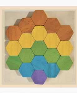 Grey House Goods Sales Shop 18 BeginAgain Hexagon Matching Game - New For 2021!