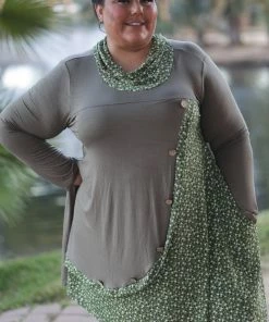 Boutique Simplified Winter Meadows Cowl Neck Dress 9 Boutique Simplified Winter Meadows Cowl Neck Dress