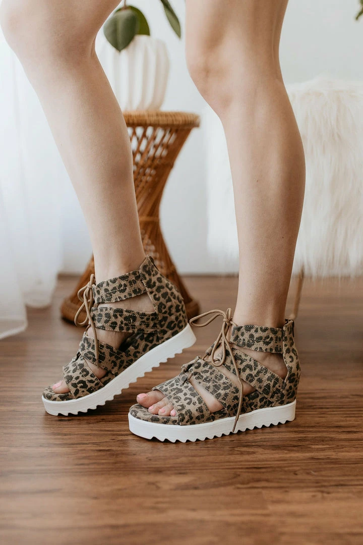 Apparel Very G Big Top Sandals In Leopard 1 Apparel Very G Big Top Sandals In Leopard