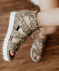 Apparel Very G Big Top Sandals In Leopard 8 Apparel Very G Big Top Sandals In Leopard