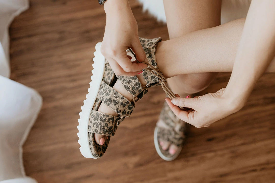 Apparel Very G Big Top Sandals In Leopard 5 Apparel Very G Big Top Sandals In Leopard