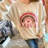 Blinging Sports Let All That You Do Be Done In Love Long Sleeve Fleece