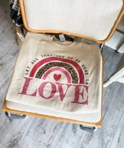 Blinging Sports Let All That You Do Be Done In Love Long Sleeve Fleece