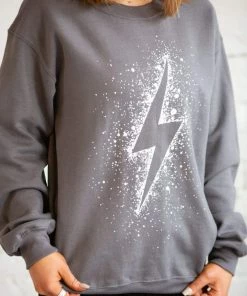 Blume + Co Lighting Splash Graphic Sweatshirt