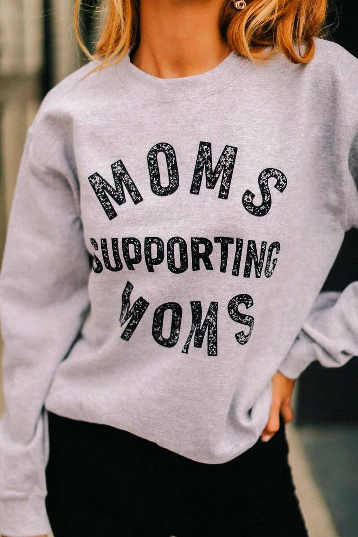 Blume + Co Moms Supporting Moms Graphic Sweatshirt 4 Blume + Co Moms Supporting Moms Graphic Sweatshirt