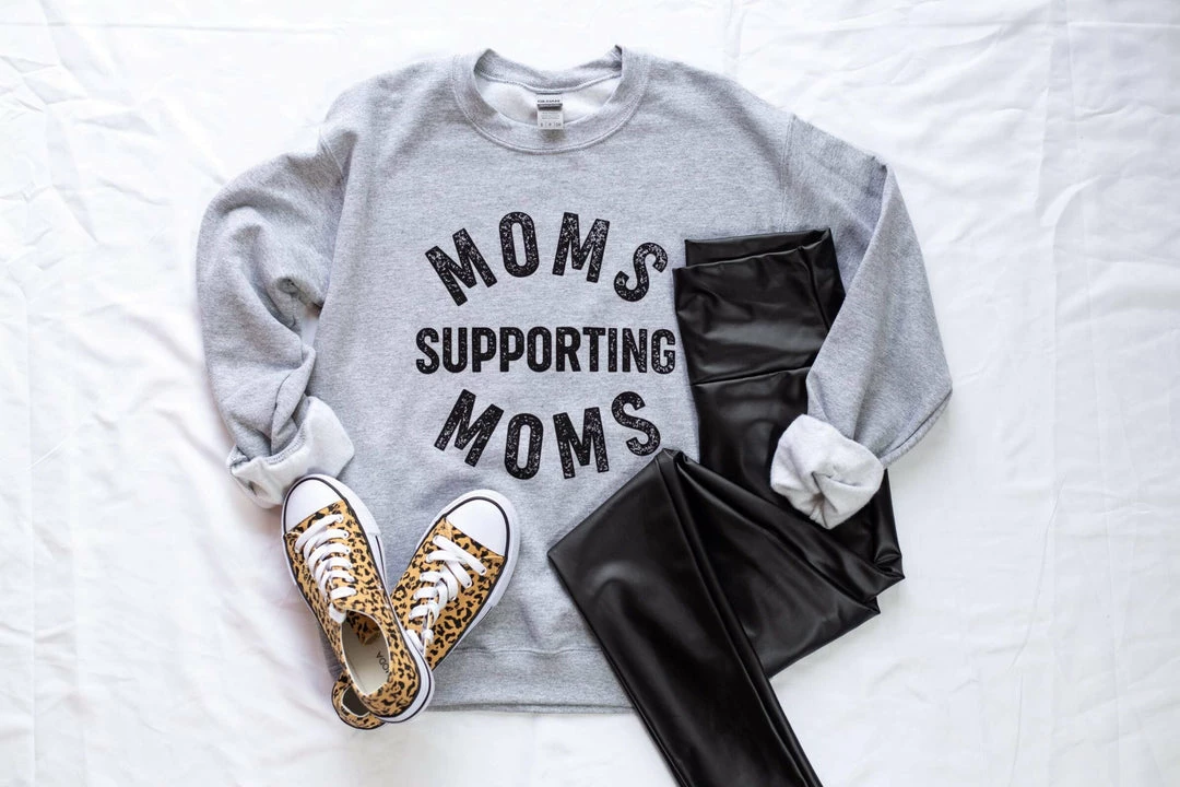 Blume + Co Moms Supporting Moms Graphic Sweatshirt 5 Blume + Co Moms Supporting Moms Graphic Sweatshirt