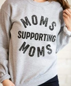 Blume + Co Moms Supporting Moms Graphic Sweatshirt