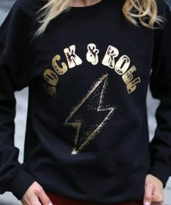Blume + Co Rock & Roll Gold Foil Sweatshirt Apparel