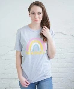 Blume + Co Grateful Rainbow Graphic Tee