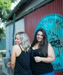 Boutique Simplified Heart & Soul Tank In Black 8 Boutique Simplified Heart & Soul Tank In Black