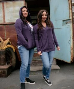 Boutique Simplified Fly Me Away Zip Up Hoodie