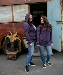 Boutique Simplified Fly Me Away Zip Up Hoodie