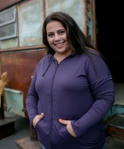 Boutique Simplified Fly Me Away Zip Up Hoodie