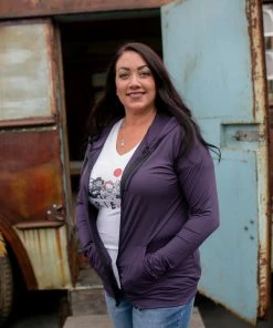 Boutique Simplified Fly Me Away Zip Up Hoodie