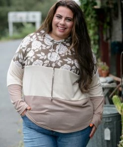 Boutique Simplified Olive Rose Hoodie 5 Boutique Simplified Olive Rose Hoodie