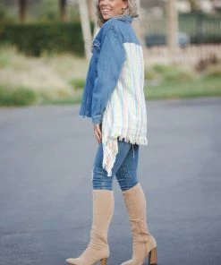 Boutique Simplified Uniquely You Denim Jacket