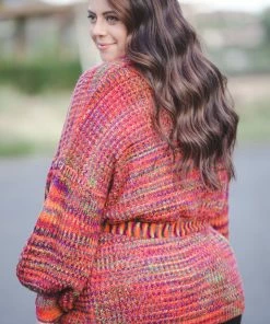 Boutique Simplified Soul On Fire Knit Cardigan