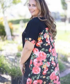 Boutique Simplified Apparel Double Take Short Sleeve Dress