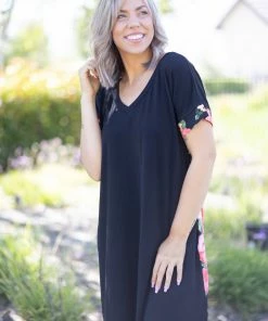 Boutique Simplified Apparel Double Take Short Sleeve Dress