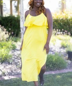 Boutique Simplified Unleash Your Beauty - Yellow Maxi